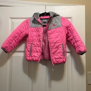 Girls pink winter jacket. ZeroXposua. Size 4T